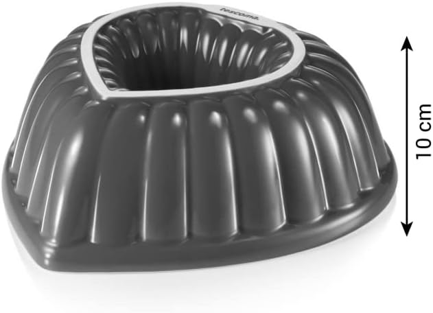 Tescoma - 622212 Delìcia Cake Tins with Heart Shaped Donut Mould, Ceramic, Dishwasher Safe, Red and White - Image 6