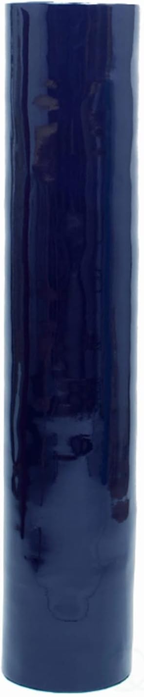 30-Inch-Tall Decorative Contemporary Bamboo Display Floor Vase - Cylinder Shape - Stylish Home Decor Accent - Modern Tall Vase for Living Room, Entryway, or Dining Room Decor, Blue - Image 3