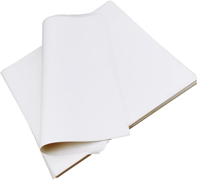 BESTOYARD 500pcs Disposable White Parchment Paper Greaseproof Pads for Baking and Cooking, Oil-absorbing and Resistant to Storage Food, for Cake and Bread Preparation, Multifunctional Baking by BESTOYARD