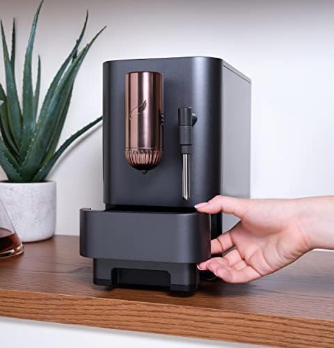 Café Affetto Automatic Espresso Machine + Milk Frother | Built-In & Adjustable Espresso Bean Grinder | One-Touch Brew in 90 Seconds | Matte Black, 1.2 Liter, (C7CEBBS3RD3) - Image 11