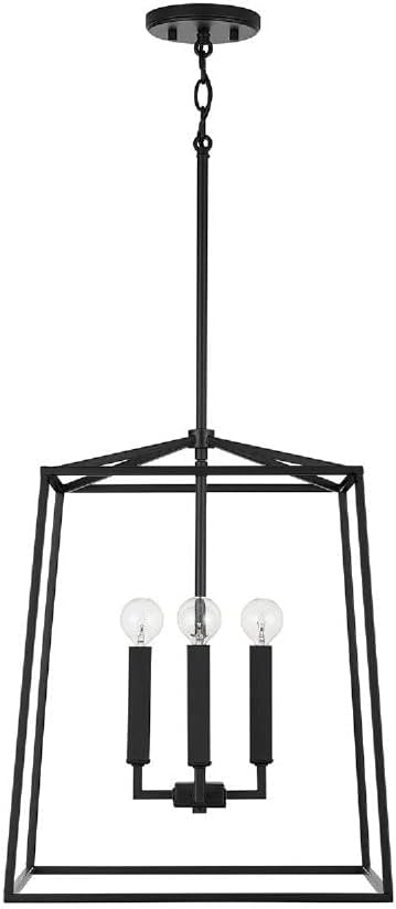 Capital Lighting 537642PN Thea Lantern Foyer Pendant, 4-Light 240 Total Watts, 20" H x 16" W, Polished Nickel - Image 7