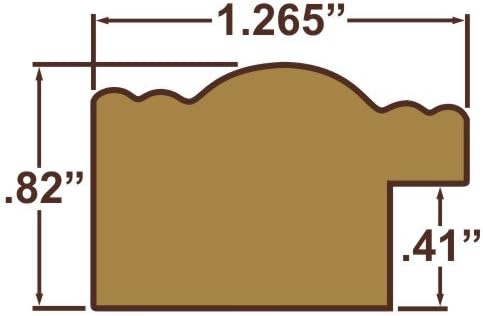 Craig Frames 13x19 Blue Picture Frame, Wall Decor for Art and Photos | A lightweight, shatter resistant acrylic front, made in the USA for a gallery display - Image 3