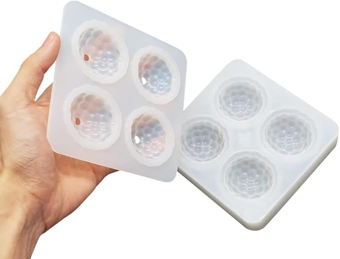 Silicone Mold Baking Pan Non-Stick Baking Pastry Chocolate Cake Dessert DIY Decoration Tools (Raspberry X_4.8x4.8x0.18 inch)