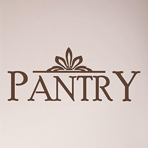 22"x12" Pantry Sign Embellishment Sign Kitchen Door Food Wall Decal Sticker Art Mural Home Décor by WallPressions