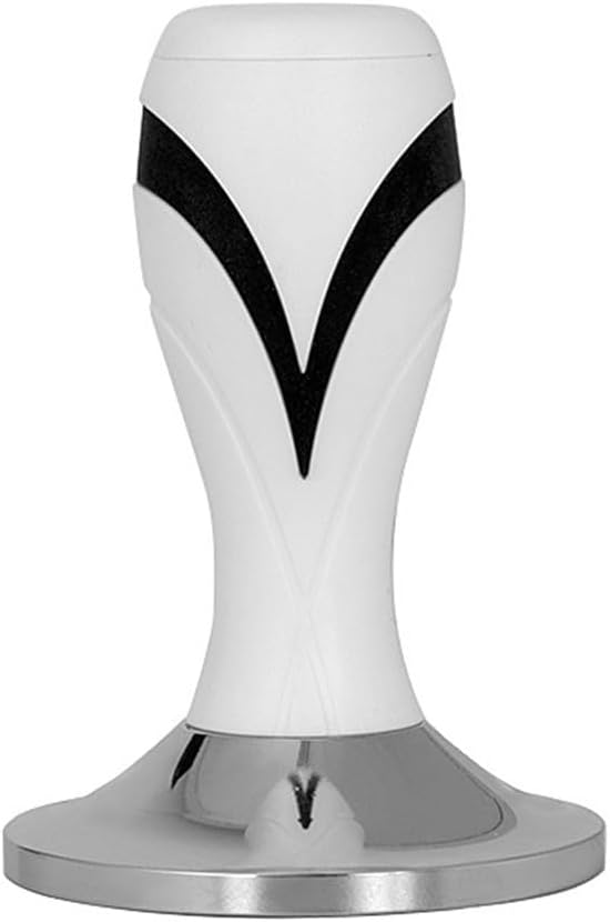 For Barista Grade Coffee Tamper for Espresso Ergonomic Handle and Flat Base Design (White 58mm)