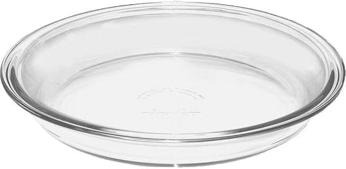 2 Pack Round Clear Glass Pie Plates, Thick Borosilicate Heat Resistant Bakeware with Wide Rim, Microwave Oven Freezer Safe Glass Baking Dish for Pizza Tart Quiche Home Baking - Image 2