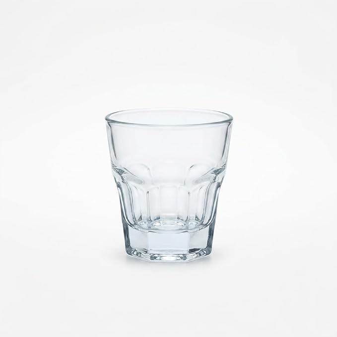 Necessia Cortado Glasses 4.5oz – Set of 2, Durable Heat Treated Heavy Base Fully Tempered Glassware, Elegant Espresso Macchiato & Whiskey Tumblers, Small Tasting Drinkware Gift by Necessia