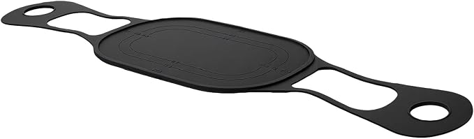 Silicone Bread Sling Non Stick Sourdough Bread Baking Mat Dutch Oven Accessory for Baking Long Handle Lifter (Black) - Image 2