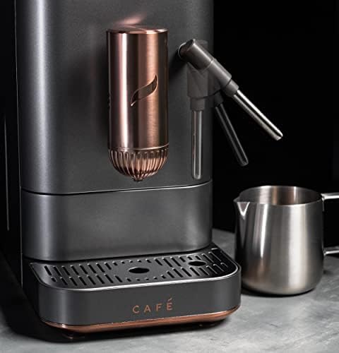 Café Affetto Automatic Espresso Machine + Milk Frother | Built-In & Adjustable Espresso Bean Grinder | One-Touch Brew in 90 Seconds | Matte Black, 1.2 Liter, (C7CEBBS3RD3) - Image 7