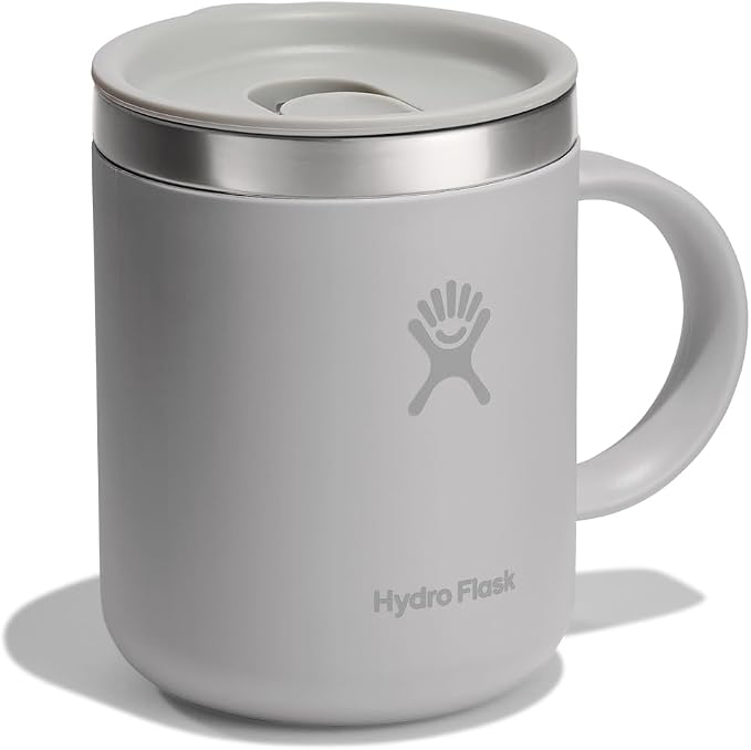 Hydro Flask Coffee Mug – Insulated Stainless Steel, Non Spill, Leak Resistant Travel Mug 12 Oz Birch Gray - Image 2