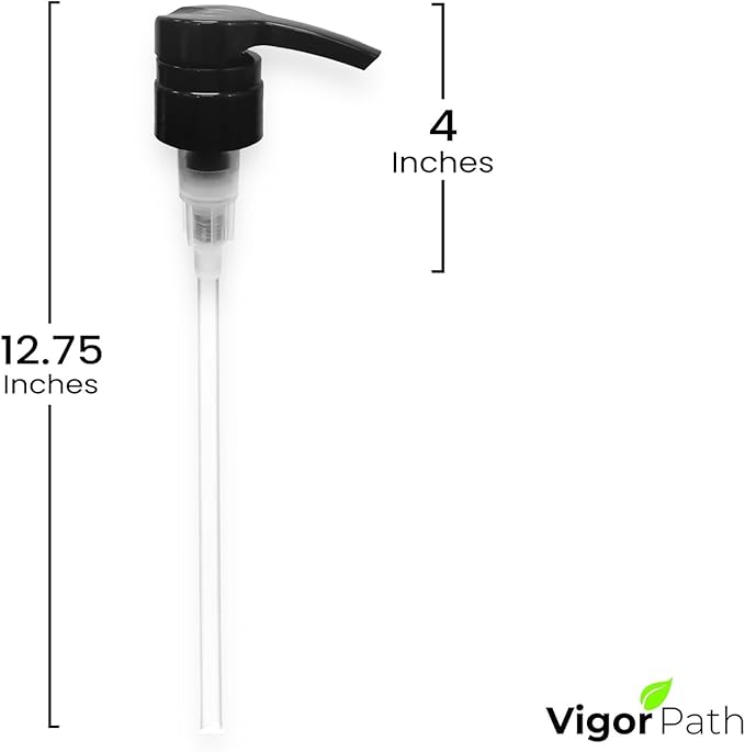 Universal Shampoo/Conditioner Dispenser Pump for Bottles, Leak Proof, Pump Top Fits 1 L/33.8 oz Bottles, 28/410 Neck Size, (Variety Pack of 2)