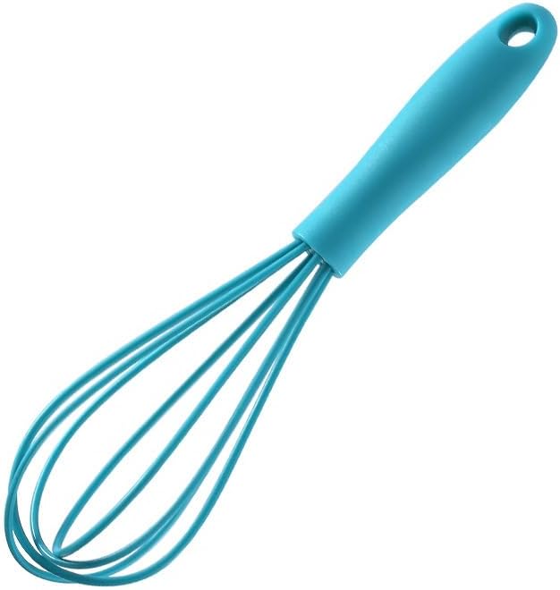Mini Silicone Whisk, 12-Pack Portable Egg Whisk, Small Whisks For Cooking, Manual Handheld Milk Frothers, Household Egg Blender Silicone Whisks For Cooking (12PCS-Blue)