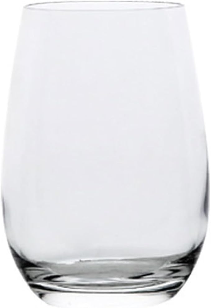 drinking glassware Clear Lead-free Glasses, Stemless Drinking(Large) by Unknown