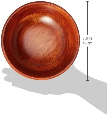 Lipper Cherry Finish 4 Piece Footed Bowl Set