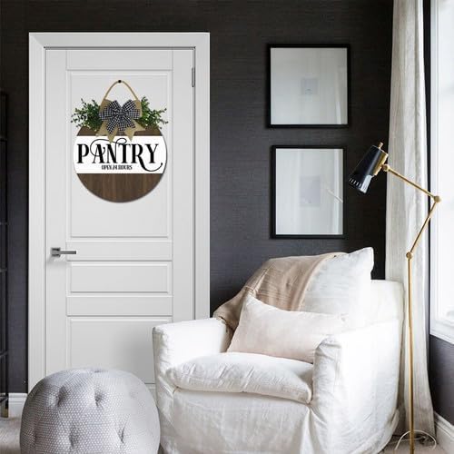 FemiaD Pantry Sign Farmhouse Signs Wall Decor Art Country Decorations Rustic Vintage Kitchen Wall Decor Dinning Room Sign for Housewarming Home Front Door 11inch - Image 2