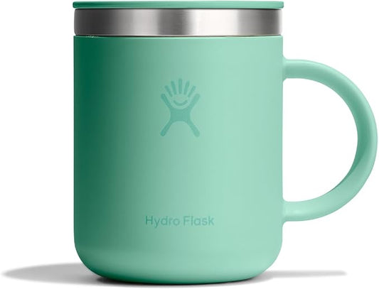 Hydro Flask Coffee Mug – Insulated Stainless Steel, Non Spill, Leak Resistant Travel Mug 12 Oz Mermaid Green by Unknown