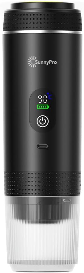 Portable Espresso Machine, Self-Heating Travel Coffee Maker with USB-C, 20 Bar Portable Coffee Maker for Ground Coffee & NS Capsules, for Camping, RV, Hiking, Office by Unknown