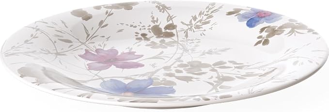 Villeroy & Boch Mariefleur Gris Basic Breakfast Plate, 21 cm, Premium Porcelain, White/Multicoloured - Image 2