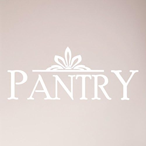 22"x12" Pantry Sign Embellishment Sign Kitchen Door Food Wall Decal Sticker Art Mural Home Décor by WallPressions