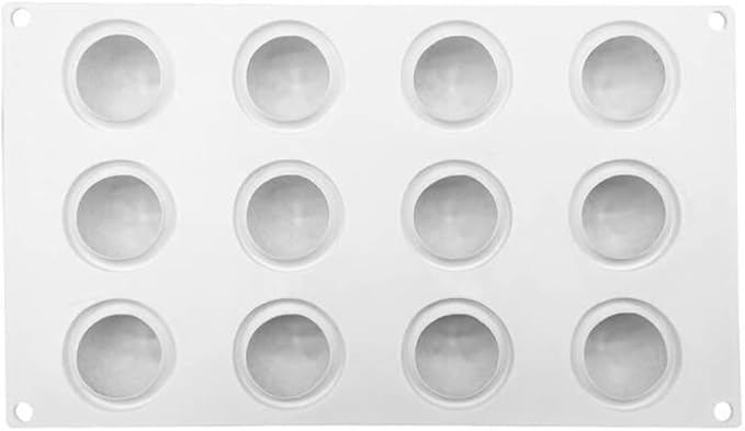 Silicone Mold Baking Pan Non-Stick Baking Pastry Chocolate Cake Dessert DIY Decoration Tools (Orange ZA_11.8x6.8x0.16 inch)