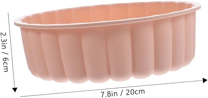 SECFOU 2pcs Food Grade Silicone Cake Pan Round Nonstick for Tart and Cheesecake Baking Up - Image 5