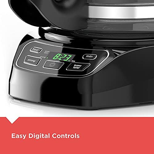 BLACK+DECKER CM1110B Programable 12-Cup Coffee Maker, Easy Pour, Non-Drip Carafe with Removable Filter Basket, Black - Image 6