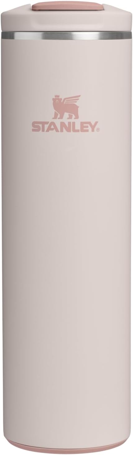 STANLEY Transit FlipTop Mug | Leakproof Coffee Travel Cup | Vacuum Insulated Stainless Steel | Stays Hot or Cold for Hours | BPA-Free | 20 oz | Rose Quartz by Unknown