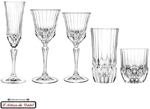 KLEIN 54120 BACCARAT FRANCE 6 Crystal Glasses for White and Red Wine - Service Concorde Prestige 22 cl (7,4 fl oz) - Klein House - Company : Artisan du Cristal - Gift Set - Stamped - Image 5