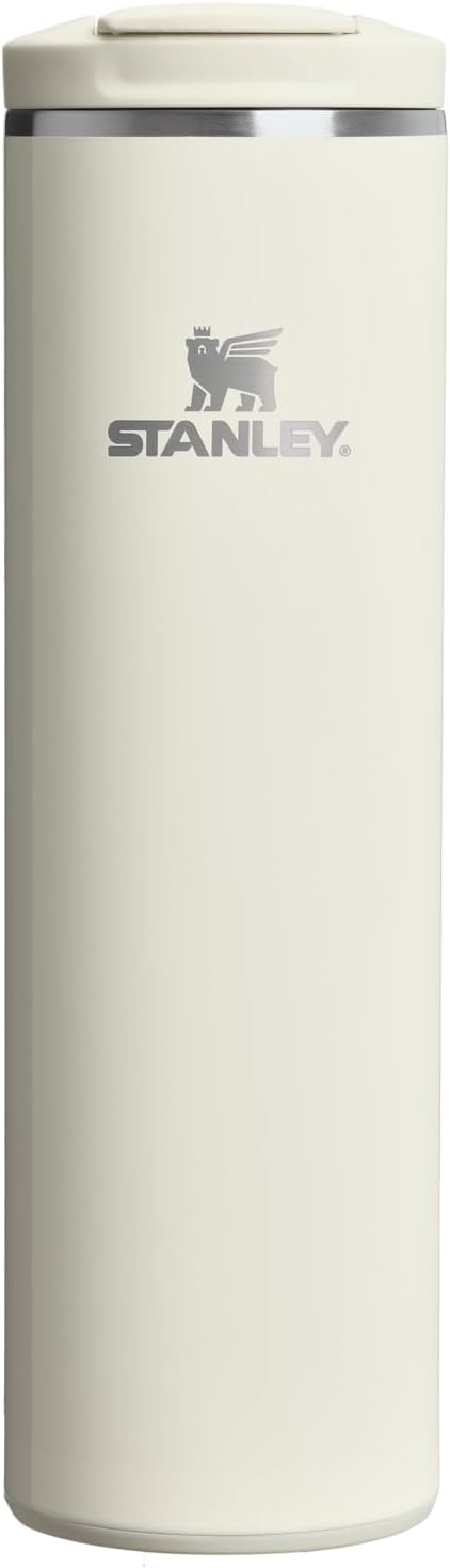 STANLEY Transit FlipTop Mug | Leakproof Coffee Travel Cup | Vacuum Insulated Stainless Steel | Stays Hot or Cold for Hours | BPA-Free | 20 oz | Cream Gloss by Unknown