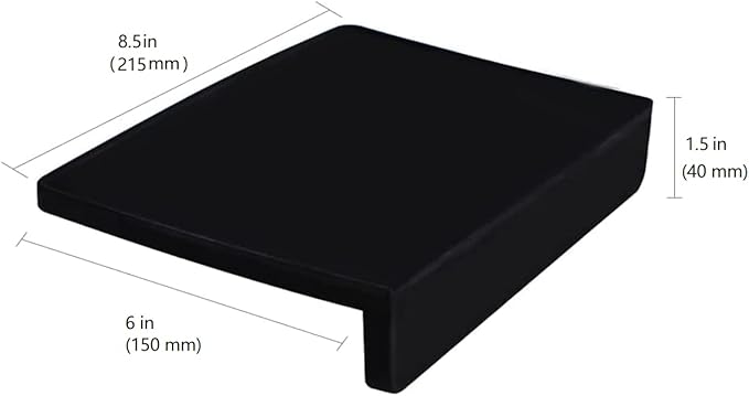 MiiCoffee Espresso Tamper Mat, Black Silicone Food Grade Pad 8 X 6 Inch Coffee Tamping Mat, Coffee Tamp Station, Espresso Accessory, Waterproof and Heat Resistant (Black)