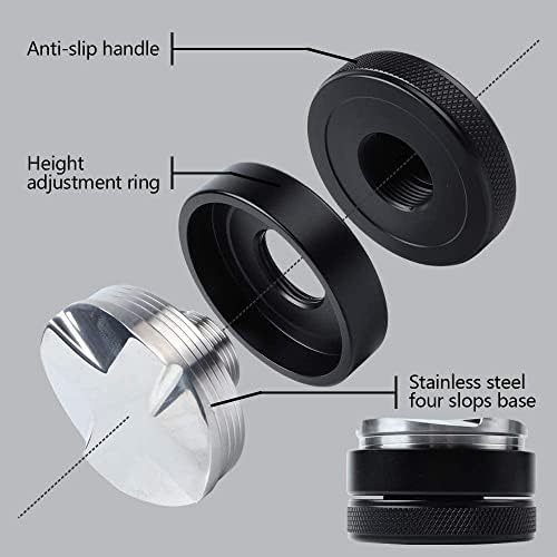 Coffee Leveler Espresso Distribution Tool Coffee Distributor 57 mm Espresso Leveler of Coffee Powder in Portafilter Before Tamping