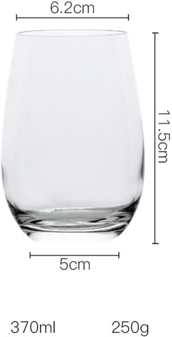drinking glassware Clear Lead-free Glasses, Stemless Drinking(Large) - Image 2