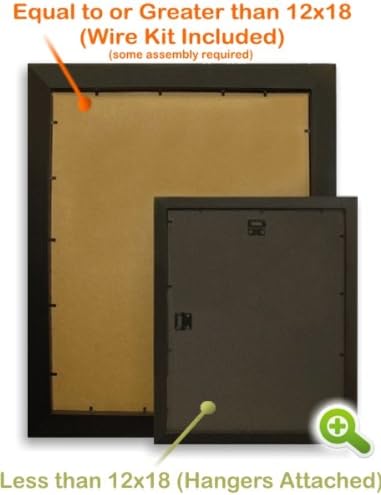 Craig Frames 26025 22 by 27-Inch Picture Frame, Smooth Wrap Finish, 1.25-Inch Wide, Blue - Image 4