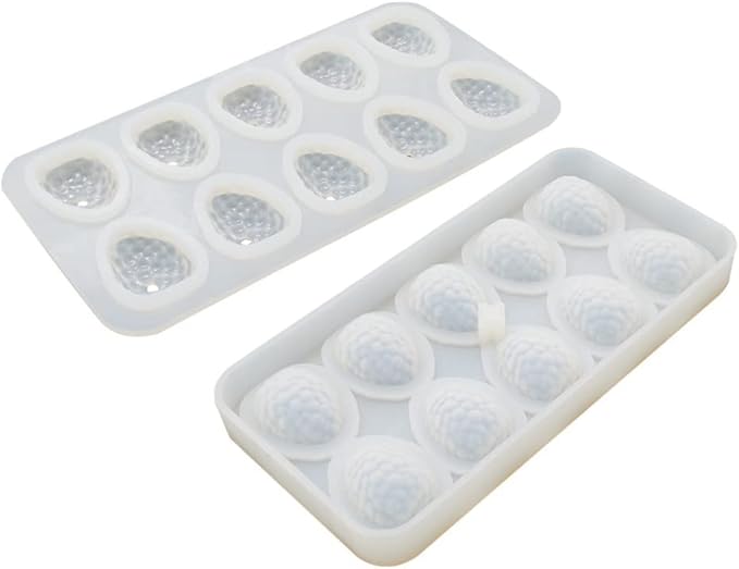 Silicone Mold Baking Pan Non-Stick Baking Pastry Chocolate Cake Dessert DIY Decoration Tools (Raspberry Z_7.8x4x0.14 inch)