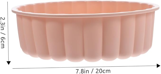 Zerodeko 2pcs Food-grade Silicone Cake Pan Non-stick Round Molds for High-temperature Baking Includes and Lake for Cheesecakes Brownies Tarts - Image 2