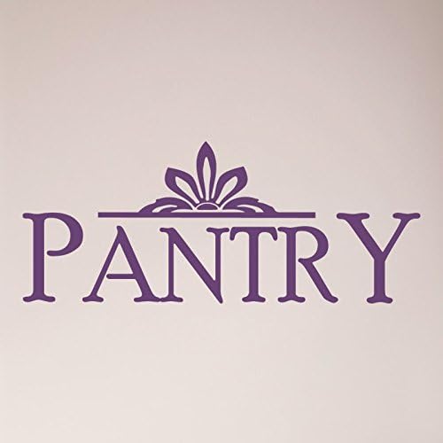 22"x12" Pantry Sign Embellishment Sign Kitchen Door Food Wall Decal Sticker Art Mural Home Décor by WallPressions