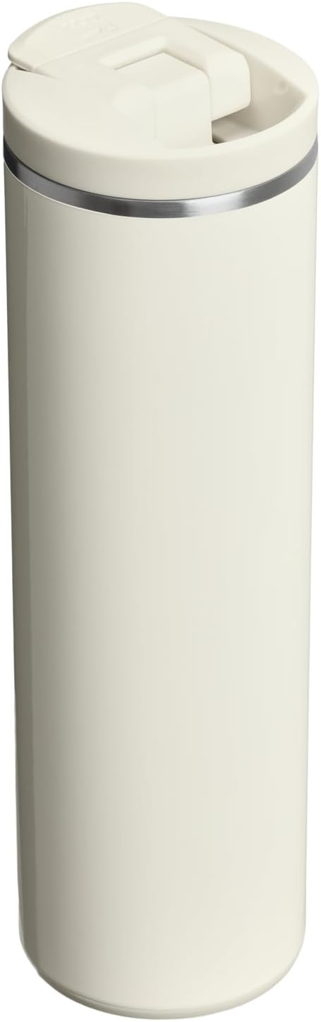STANLEY Transit FlipTop Mug | Leakproof Coffee Travel Cup | Vacuum Insulated Stainless Steel | Stays Hot or Cold for Hours | BPA-Free | 20 oz | Cream Gloss - Image 3