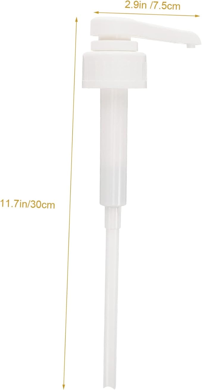 5pcs Syrup Pump Dispenser for Coffee and Condiments Universal Bottle Pump Easy Press Syrup Dispenser for Kitchen Home and Travel