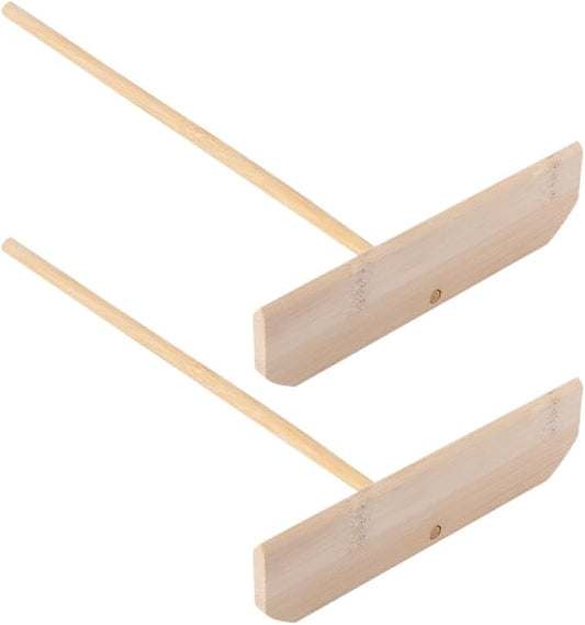 KICHOUSE 2pcs T-shaped Pancake Spreader for Uniform Batter Spreading Lightweight Kitchen Scraper Tool for Omelettes and Fruit Pancakes for Daily Family Breakfast Preparation by KICHOUSE