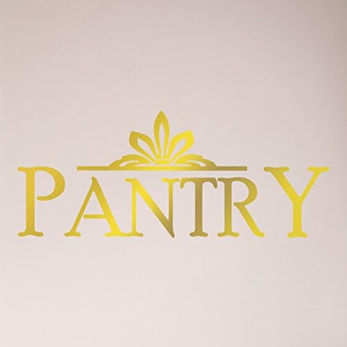 22"x12" Pantry Sign Embellishment Sign Kitchen Door Food Wall Decal Sticker Art Mural Home Décor by WallPressions