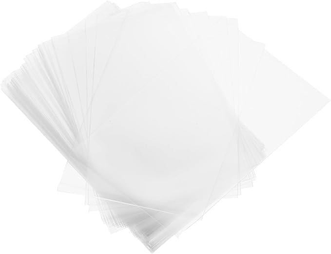 PRETYZOOM 500pcs Cellophane Bags for Cookies Candy and Treats for Bakery Parties and Resealable Packaging for Baked Goods and Snacks - Image 3