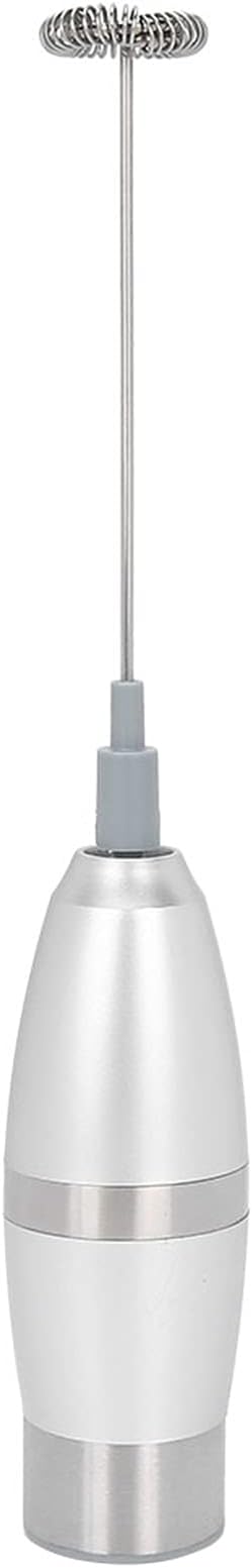 Acouto Electric Milk Frother Stainless Steel Electric Milk Frother Egg Beater Automatic Glass Mixing Cup Kitchen Tool Handheld Drink Mixer Coffee, Latte, Matcha - Home & KitchenKitchen