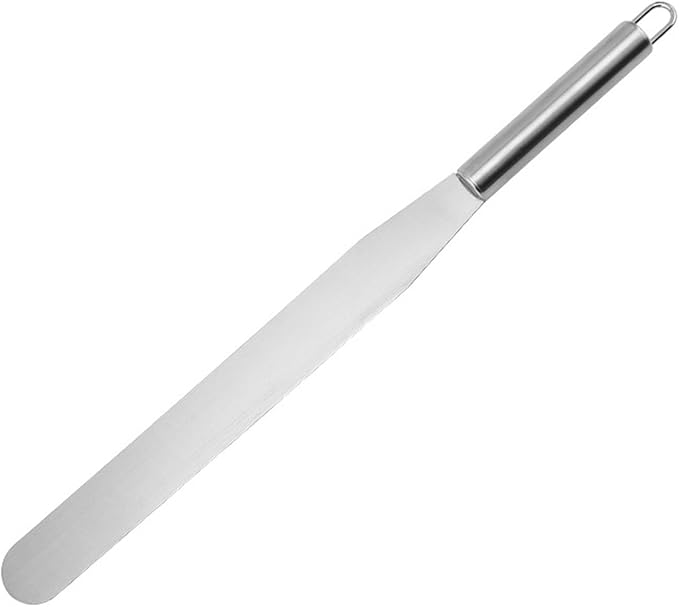 Stainless Steel Pastry Spatula Set 10pcs, 10 Inch Cake Icing Spreader For Professional Bakers