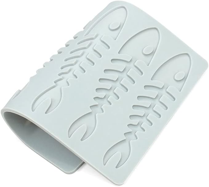 Lobster Shape Lace Silicone Mold Chocolate Candy 3D Hollow Fishbone Candy Mold Food Cooking Meals Decorations Fondant Mold Polymer Clay Molds (B_6.4x4.36x0.12inch)