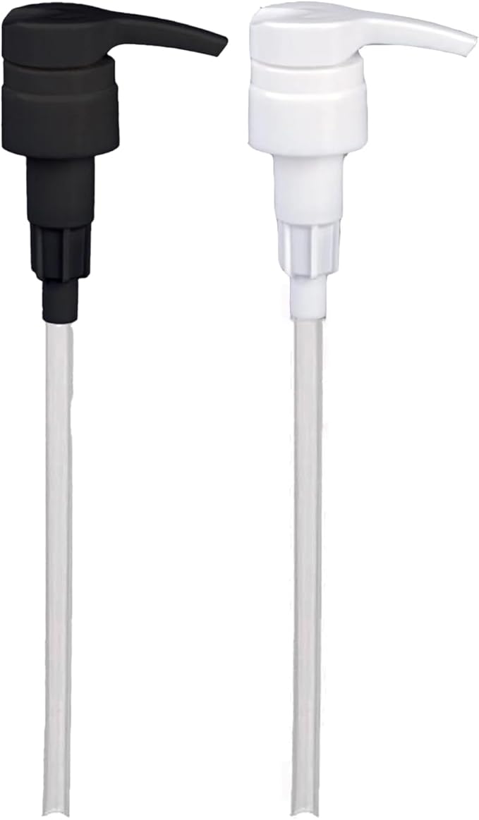 Universal Shampoo/Conditioner Dispenser Pump for Bottles, Leak Proof, Pump Top Fits 1 L/33.8 oz Bottles, 28/410 Neck Size, (Variety Pack of 2)
