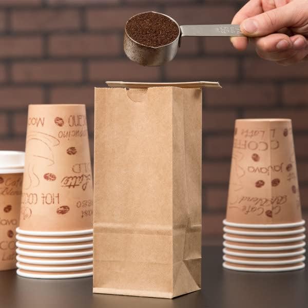 Resealable Kraft Tin Tie Poly-lined Bags Coffee Bags Reclosable Tin Tie Bags without window - 2 Lb - 50 Pack - Image 6