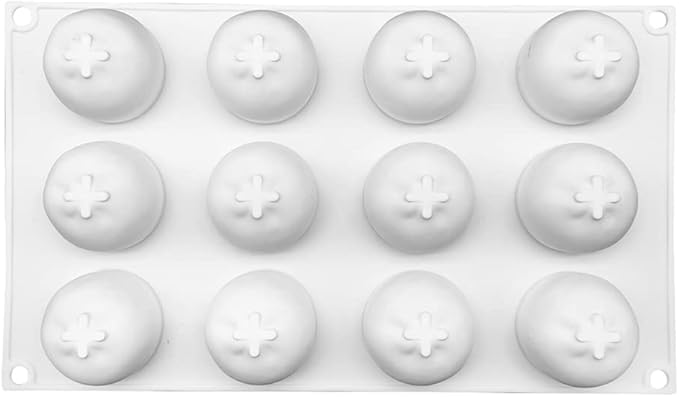 Silicone Mold Baking Pan Non-Stick Baking Pastry Chocolate Cake Dessert DIY Decoration Tools (Orange ZA_11.8x6.8x0.16 inch)