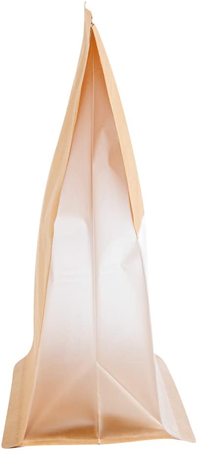 Restaurantware Kraft Paper Cotton Tin Tie Bag, 100 Pack - Image 14