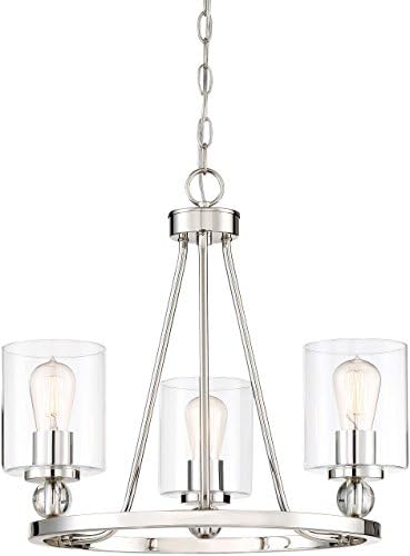 Minka Lavery 3077-613 Criterium Dining Room Fixture Mini Chandelier Pendant Lighting, 6-Light, 360 Watts, Aged Brass - Image 3