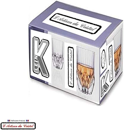 KLEIN 54120 BACCARAT FRANCE 6 Long Drink Aperitif/Cocktail Crystal Glasses - Service Concorde Prestige 40 cl (13,5 fl oz) - Klein House - Company : Artisan du Cristal - Gift Set - Stamp - Image 4